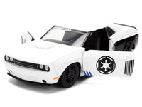 2012 Dodge Challenger SRT8 "Stormtrooper" Livery White with Graphics "Star Wars" Franchise "Hollywood Rides" Series 1/32 Diecast Model Car by Jada image 2