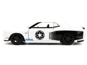 2012 Dodge Challenger SRT8 "Stormtrooper" Livery White with Graphics "Star Wars" Franchise "Hollywood Rides" Series 1/32 Diecast Model Car by Jada image 3