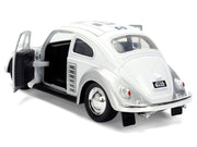 1959 Volkswagen Beetle "R2-D2" Livery White with Graphics "Star Wars" Franchise "Hollywood Rides" Series 1/32 Diecast Model Car by Jada image 4