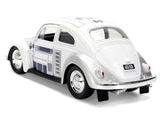 1959 Volkswagen Beetle "R2-D2" Livery White with Graphics "Star Wars" Franchise "Hollywood Rides" Series 1/32 Diecast Model Car by Jada image 5