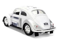 1959 Volkswagen Beetle "R2-D2" Livery White with Graphics "Star Wars" Franchise "Hollywood Rides" Series 1/32 Diecast Model Car by Jada image 5