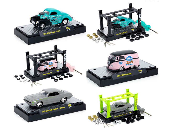 Model Kit 3 piece Car Set Release 84 Limited Edition to 6000 pieces Worldwide 1/64 Diecast Model Cars by M2 Machines image 2
