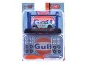 1971 Nissan Skyline GT-R RHD (Right Hand Drive) #15 "Gulf Oil" Light Blue and Orange "Auto-Lifts" Series Limited Edition to 3300 pieces Worldwide 1/64 Diecast Model Car by M2 Machines image 3