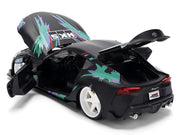 2020 Toyota GR Supra "HKS" Matt Black with Graphics "JDM Tuners" Series 1/24 Diecast Model Car by Jada image 4