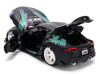 2020 Toyota GR Supra "HKS" Matt Black with Graphics "JDM Tuners" Series 1/24 Diecast Model Car by Jada image 4