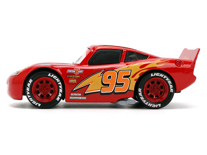Lightning McQueen #95 Red "Cars" (2006) Movie "Hollywood Rides" Series 1/32 Diecast Model Car by Jada image 2