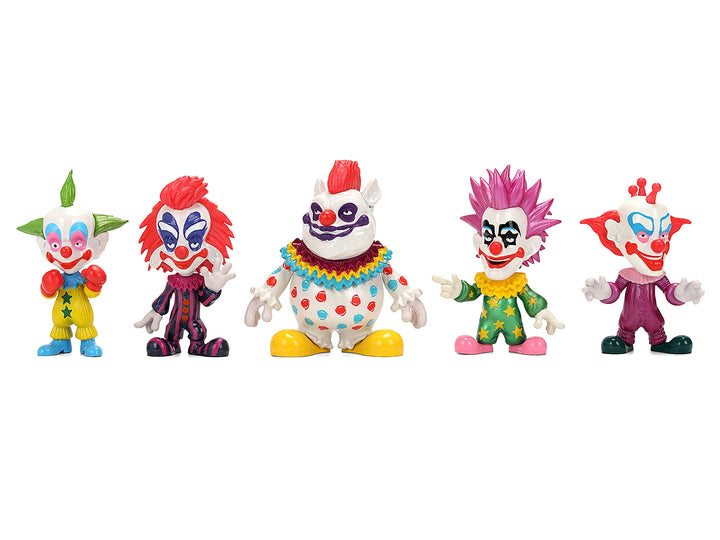 Set of 5 Diecast Figures "Killer Klowns from Outer Space" (1988) Movie "Metalfigs" Series Diecast Models by Jada image 2