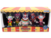 Set of 5 Diecast Figures "Killer Klowns from Outer Space" (1988) Movie "Metalfigs" Series Diecast Models by Jada image 3