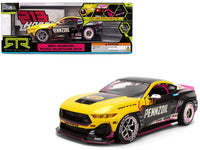 Ben Hobson number 213 Pennzoil Mustang RTR with working lights and RTR Vehicles box, Jada 37245, 1:24