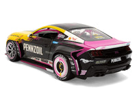 Ben Hobson number 213 Pennzoil Mustang RTR closed rear three-quarter view, Jada 37245, 1:24