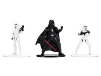 Set of 3 Diecast Figures "Star Wars" Movie Franchise "Nano Metalfigs" Series Diecast Models by Jada image 2