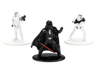 Set of 3 Diecast Figures "Star Wars" Movie Franchise "Nano Metalfigs" Series Diecast Models by Jada image 3