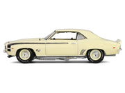 1969 Chevrolet Camaro SS 396 Butternut Yellow with Black Stripes "Barrett-Jackson" Series 15 1/64 Diecast Model Car by Greenlight image 3