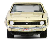 1969 Chevrolet Camaro SS 396 Butternut Yellow with Black Stripes "Barrett-Jackson" Series 15 1/64 Diecast Model Car by Greenlight image 5