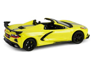 2022 Chevrolet Corvette C8.R Convertible Yellow with Silver Stripes "Barrett-Jackson" Series 15 1/64 Diecast Model Car by Greenlight image 3