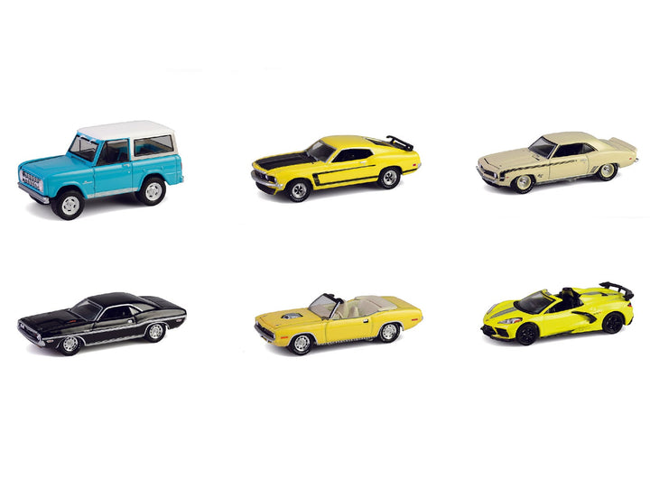 "Barrett-Jackson" Series 15 Set of 6 Cars 1/64 Diecast Model Cars by Greenlight image 2