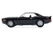 1970 Plymouth 'Cuda AAR Black with Gray Stripes "Barrett-Jackson" Series 16 1/64 Diecast Model Car by Greenlight image 3