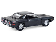 1970 Plymouth 'Cuda AAR Black with Gray Stripes "Barrett-Jackson" Series 16 1/64 Diecast Model Car by Greenlight image 4