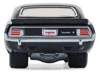 1970 Plymouth 'Cuda AAR Black with Gray Stripes "Barrett-Jackson" Series 16 1/64 Diecast Model Car by Greenlight image 5