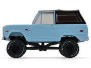 1972 Ford Bronco Custom SUV Light Blue with Black Top "Barrett-Jackson" Series 16 1/64 Diecast Model Car by Greenlight image 3