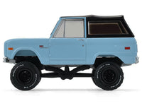 1972 Ford Bronco Custom SUV Light Blue with Black Top "Barrett-Jackson" Series 16 1/64 Diecast Model Car by Greenlight image 3