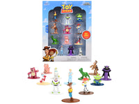 Set of 12 Diecast Figures "Toy Story" Movie Franchise "Nano Metalfigs" Series Diecast Models by Jada