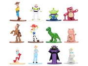 Set of 12 Diecast Figures "Toy Story" Movie Franchise "Nano Metalfigs" Series Diecast Models by Jada image 3