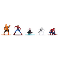 Set of 12 Diecast Figures "Spider-Man" Franchise "Nano Metalfigs" Series Diecast Models by Jada image 3
