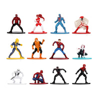 Set of 12 Diecast Figures "Spider-Man" Franchise "Nano Metalfigs" Series Diecast Models by Jada image 5