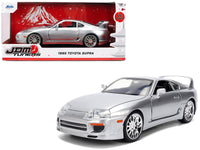 Silver 1995 Toyota Supra, JDM Tuners, 1:24, car and manufacturer box — Jada 37492