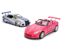 Jada Brian Skyline R34 and Suki Honda S2000 two-car set 1:24 37543, product image 3