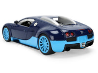2011 Bugatti Veyron Dark Blue with Light Blue Accents "Hyper-Spec" Series 1/24 Diecast Model Car by Jada image 5
