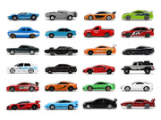 25 Years of Fast & Furious Advent Calendar Set of 24 Nano Cars "Nano Hollywood Rides" Series Diecast Model Cars by Jada image 3
