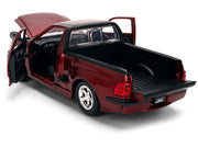 Ford F-150 SVT Lightning Pickup Truck Red Color Brush Finish "The Fast and the Furious" (2001) Movie "25 Years of Fast & Furious" Series 1/24 Diecast Model Car by Jada image 4