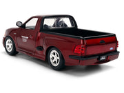 Ford F-150 SVT Lightning Pickup Truck Red Color Brush Finish "The Fast and the Furious" (2001) Movie "25 Years of Fast & Furious" Series 1/24 Diecast Model Car by Jada image 5