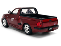 Ford F-150 SVT Lightning Pickup Truck Red Color Brush Finish "The Fast and the Furious" (2001) Movie "25 Years of Fast & Furious" Series 1/24 Diecast Model Car by Jada image 5