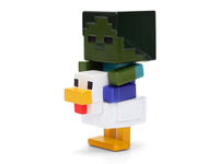 Minecraft Wave 7 Metalfigs four-pack, Chicken Jockey, individual detail — Jada 38005