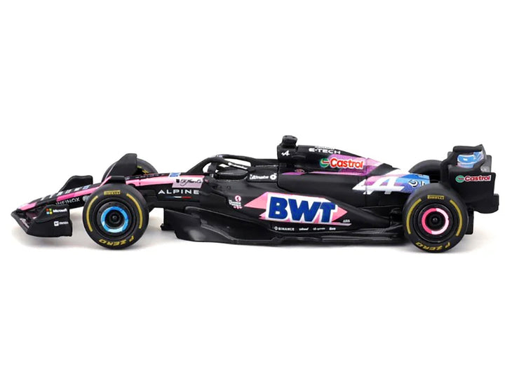 Alpine A524 #31 Esteban Ocon "BWT" "Formula One F1 World Championship" (2024) "Race" Series 1/43 Diecast Model Car by Bburago image 2