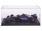 Alpine A524 #10 Pierre Gasly "BWT" "Formula One F1 World Championship" (2024) with Driver Figure and Display Case "Race" Series 1/43 Diecast Model Car by Bburago image 5