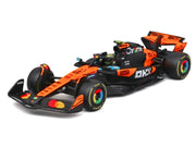McLaren MCL39 #4 Lando Norris Winner Formula One F1 "Australian GP" (2025) with Display Case "Race" Series 1/43 Diecast Model Car by Bburago image 2