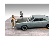 "Car Wash Girls" Set 2 Jessica and Jennifer 2 Piece Figure Set for 1/43 Scale Models by American Diorama image 3