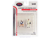 "Race Day" Two Diecast Figures Set 1 for 1/43 Scale Models by American Diorama image 3