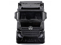 Mercedes-Benz Actros Gigaspace Car Transporter Black and Mercedes-AMG F1 W15 E Performance #63 George Russell "Petronas" Formula One F1 World Championship (2024) "Racing Hauler" Series 1/43 Diecast Model Car by Bburago image 4
