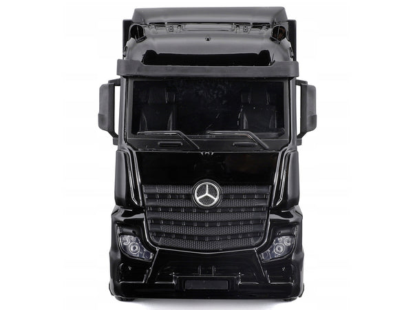 Mercedes-Benz Actros Gigaspace Car Transporter Black and Mercedes-AMG F1 W15 E Performance #63 George Russell "Petronas" Formula One F1 World Championship (2024) "Racing Hauler" Series 1/43 Diecast Model Car by Bburago image 4