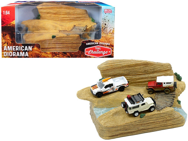 American Diorama Trail Challenge resin diorama for 1:64 models 38431, product image 1
