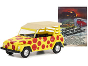 1974 Volkswagen Thing Type 181 Yellow with Red Polka Dots "Volkswagen Presents The Thing. It Can Be Anything!!!" "Vintage Ad Cars" Series 8 1/64 Diecast Model Car by Greenlight image 2