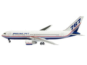 Boeing 767-200 Commercial Aircraft "Boeing House Livery" (N767BA) White with Blue and Red Stripes 1/400 Diecast Model by V1:400 image 3