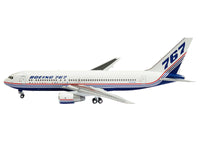 Boeing 767-200 Commercial Aircraft "Boeing House Livery" (N767BA) White with Blue and Red Stripes 1/400 Diecast Model by V1:400 image 3