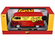 1960 Volkswagen Delivery Van Red and Yellow "Corn Nuts BBQ" Limited Edition to 6250 pieces Worldwide 1/24 Diecast Model Car by M2 Machines image 3