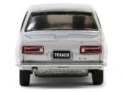 1970 Nissan Datsun 510 #28 "Texaco" Silver Metallic and White with Red Stripes "Texaco Special Edition" Series 1 1/64 Diecast Model Car by Greenlight image 4